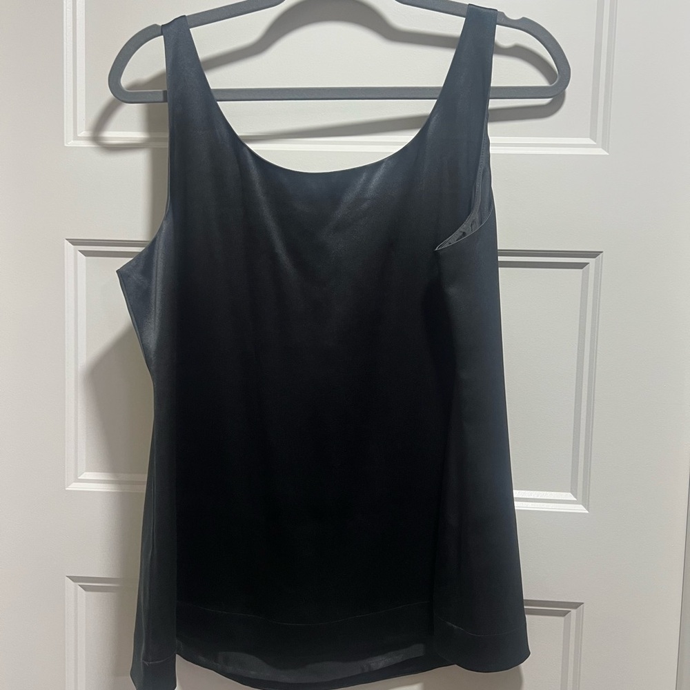 Eileen Fisher 100% Silk Shell - Sz L - Picture 2 of 6